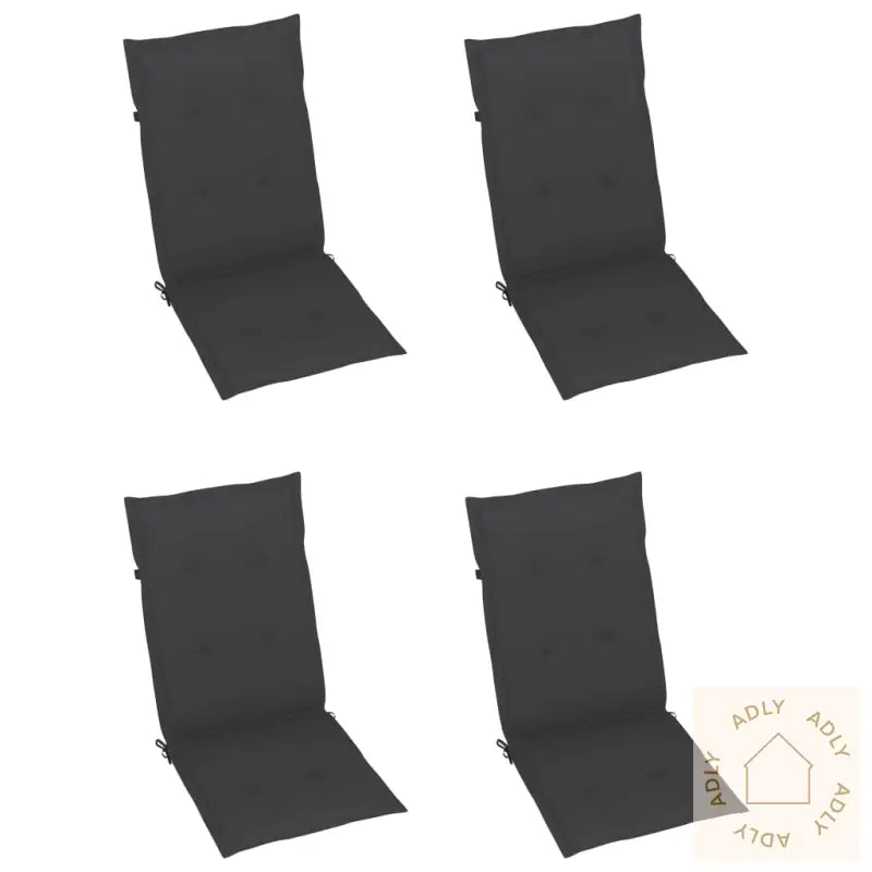 Klappstoler 3 Stk Med Puter Heltre Akasie