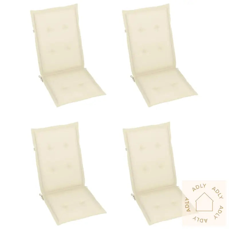 Klappstoler 3 Stk Med Puter Heltre Akasie