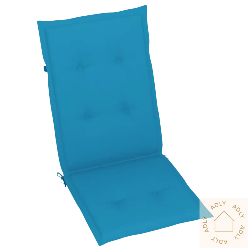 Turkis utendørskosekveld i heltre akasie med elastisk stropp for hagemøbler