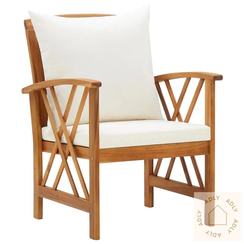 Hagestoler Med Puter 2 Stk Heltre Akasie