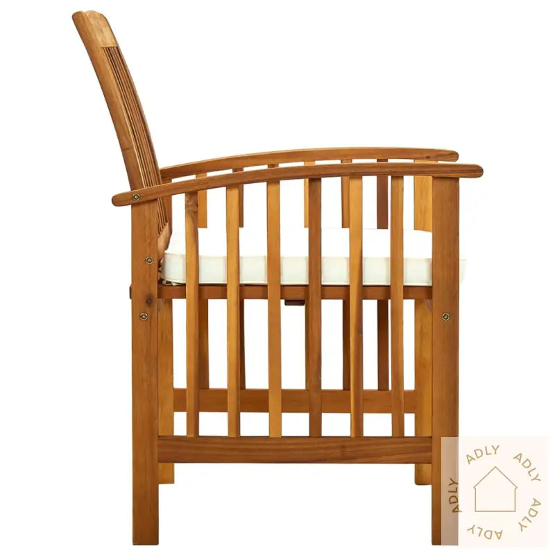 Hagestoler 2 Stk Med Puter Heltre Akasie