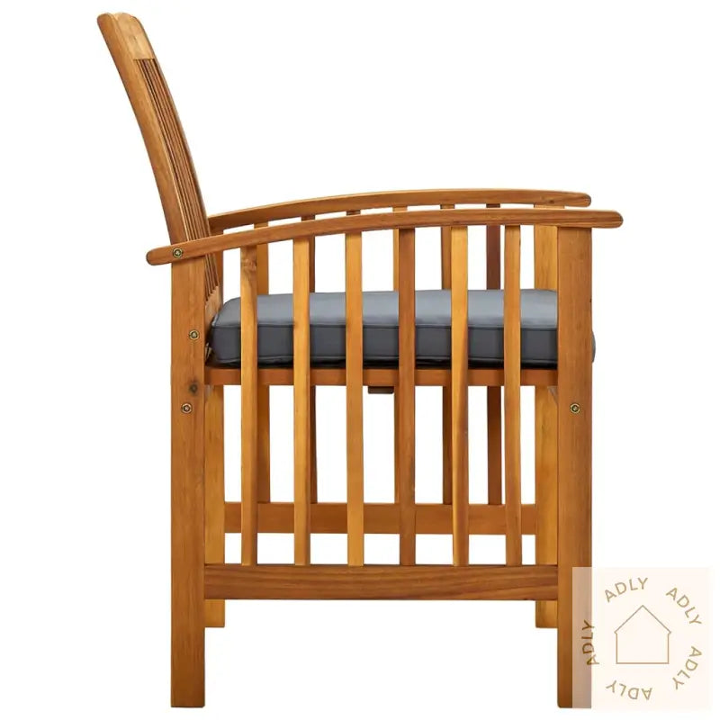 Hagestoler 2 Stk Med Puter Heltre Akasie