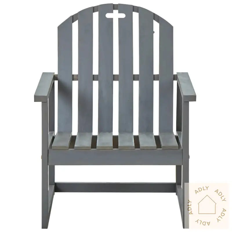 Hagestoler 2 Stk Grått Heltre Akasie