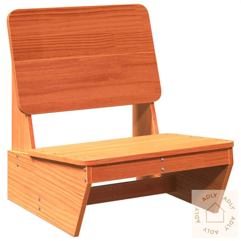 Hagestoler 2 Stk Voksbrun 60X64X70,5 Cm Heltre Furu