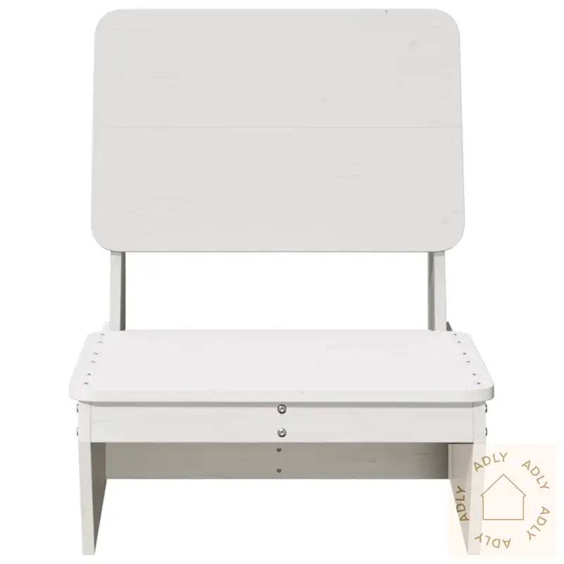 Hagestoler 2 Stk Hvit 60X64X70,5 Cm Heltre Furu