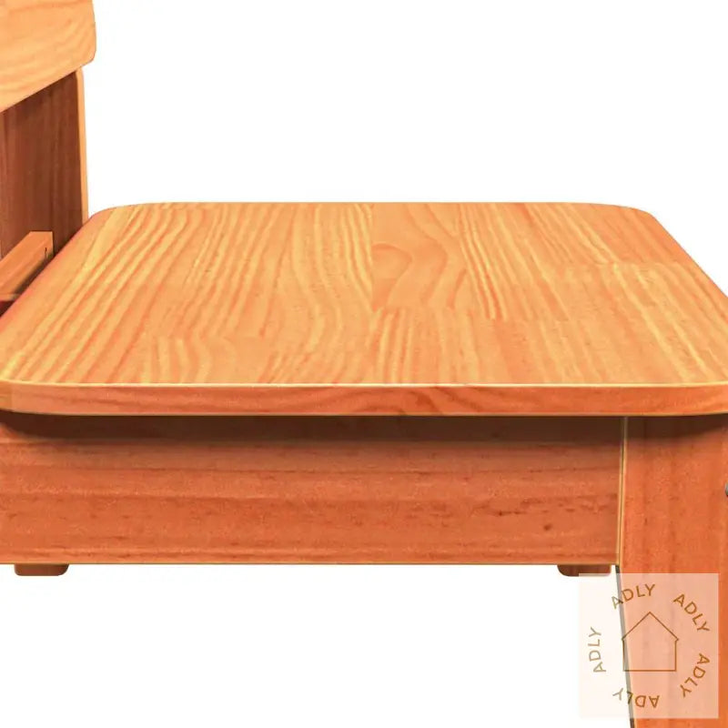 Hagestoler 2 Stk Voksbrun 60X52,5X72 Cm Heltre Furu