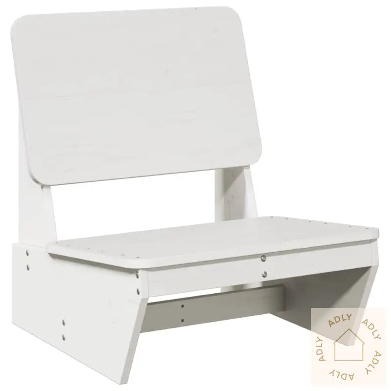 Hagestoler 2 Stk Hvit 60X64X70,5 Cm Heltre Furu