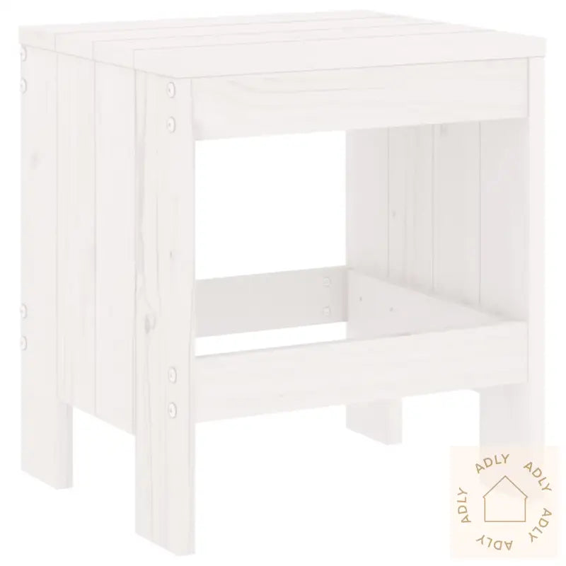Hagekrakker 2 Stk Hvit 40X36X45 Cm Heltre Furu