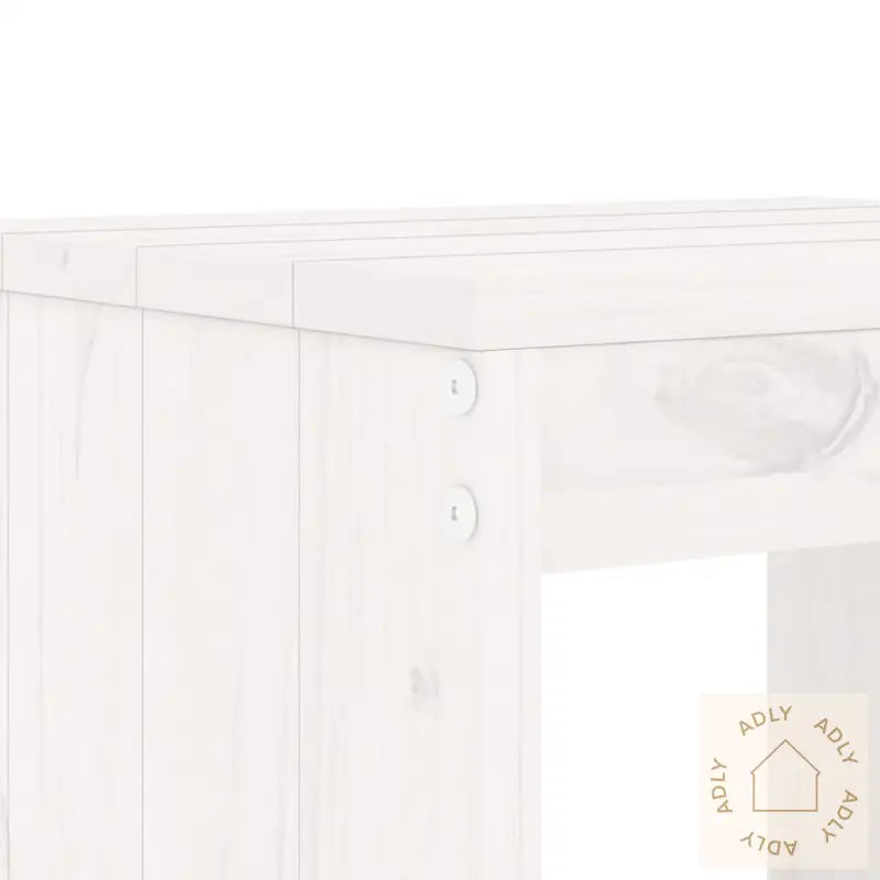 Hagekrakker 2 Stk Hvit 40X36X45 Cm Heltre Furu