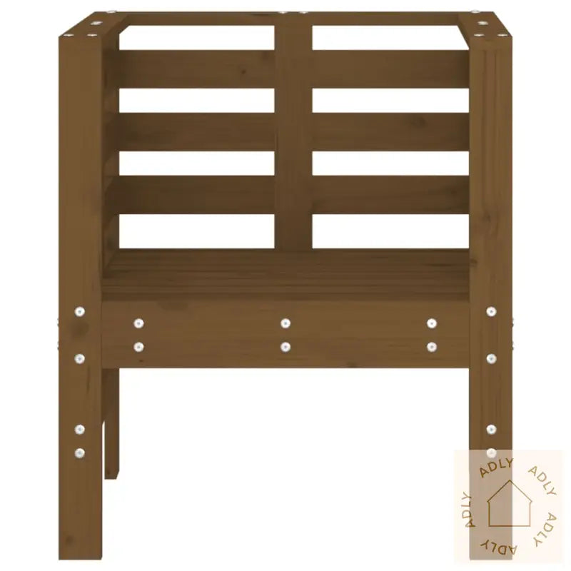 Hagestoler 2 Stk Honningbrun 61,5X53X71 Cm Heltre Furu