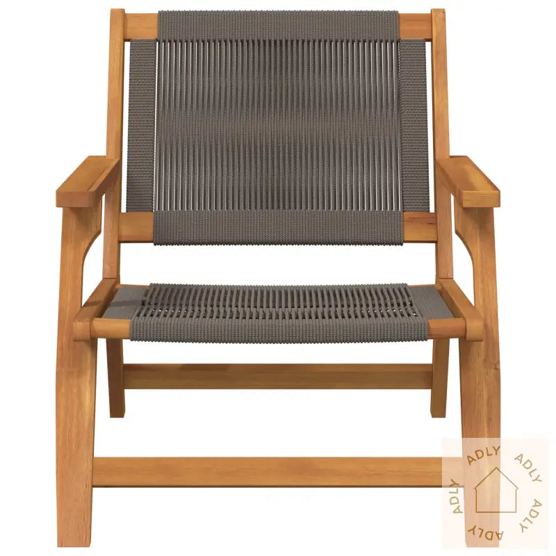 Hageseter 2 Stk Grå 67X78X73 Cm Massivt Akasietre