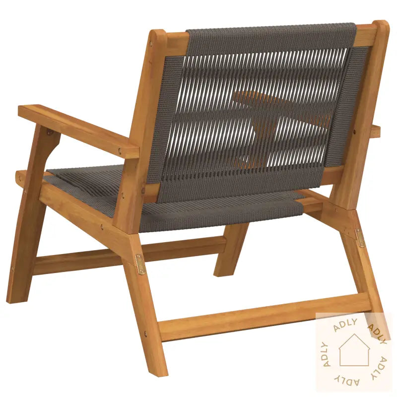 Hageseter 2 Stk Grå 67X78X73 Cm Massivt Akasietre