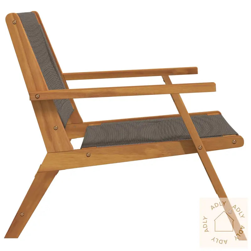 Hageseter 2 Stk Grå 67X78X73 Cm Massivt Akasietre