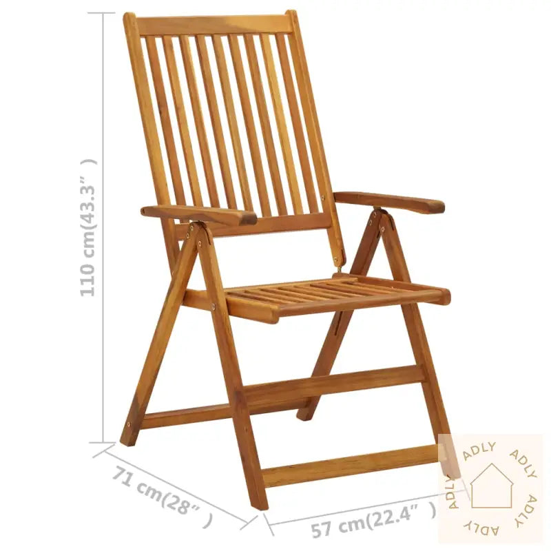 Hagelenestoler 3 Stk Heltre Akasie