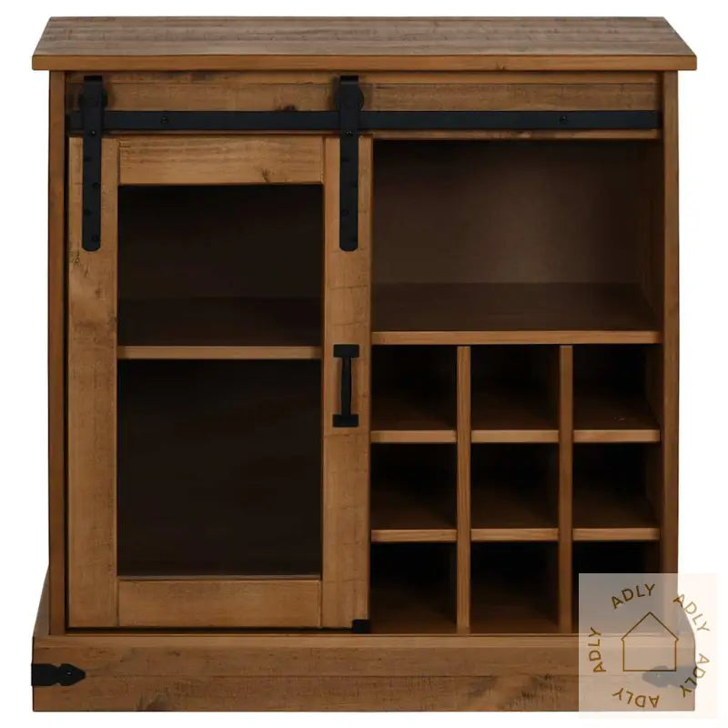 Skjenk Halden Med Skyvedør 80X40X80 Cm Heltre