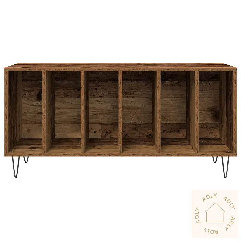 Record Cabinet Artisan Oak 100X38X48 Cm Konstruert Tre