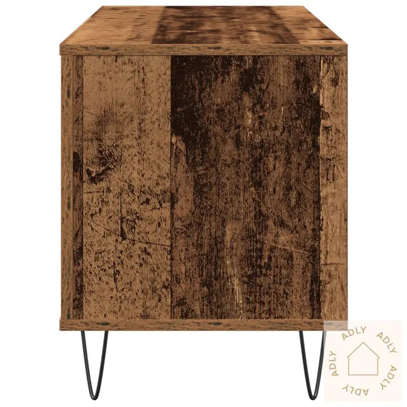 Record Cabinet Artisan Oak 100X38X48 Cm Konstruert Tre