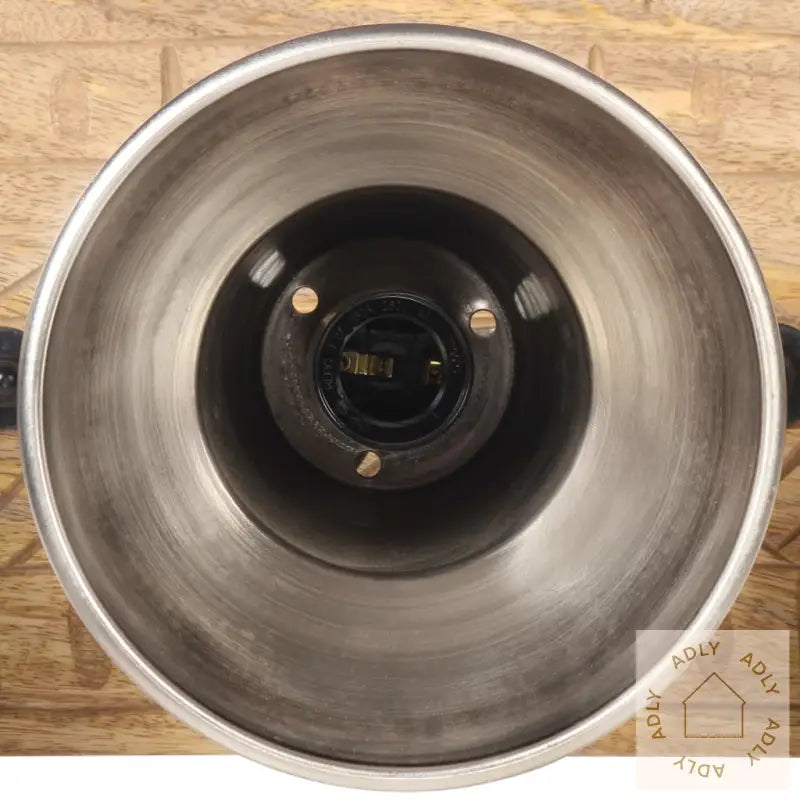 Industriell Vegglampe Sølv 70X23 Cm E27 Mangotre