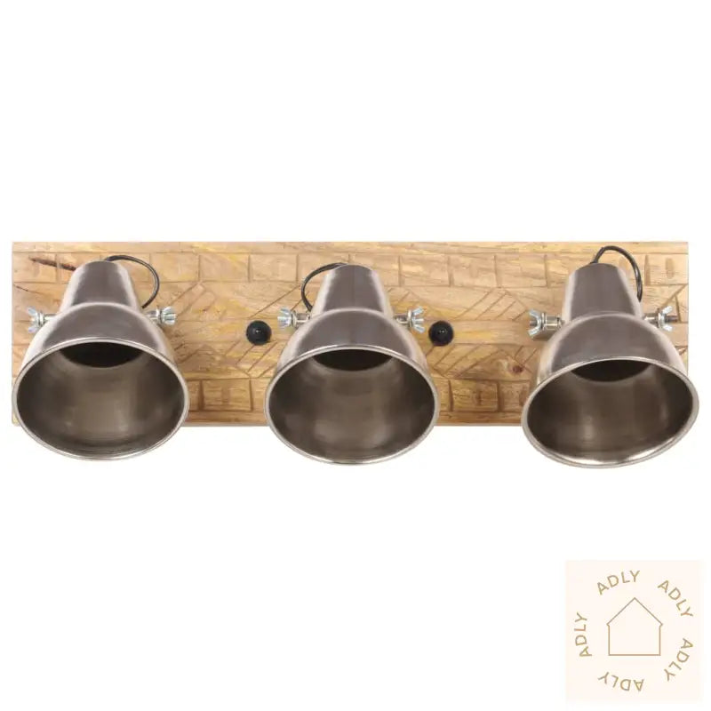 Industriell Vegglampe Sølv 70X23 Cm E27 Mangotre