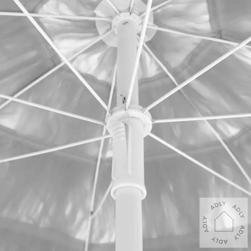 Strandparasoll Hawaii Hvit 300 Cm