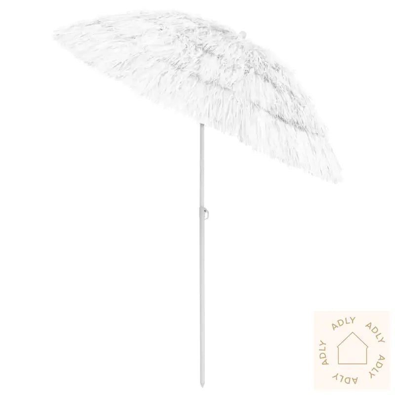 Strandparasoll Hawaii Hvit 180 Cm