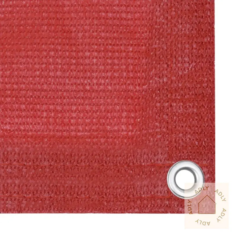 Balkongskjerm Rød 90X300 Cm Hdpe