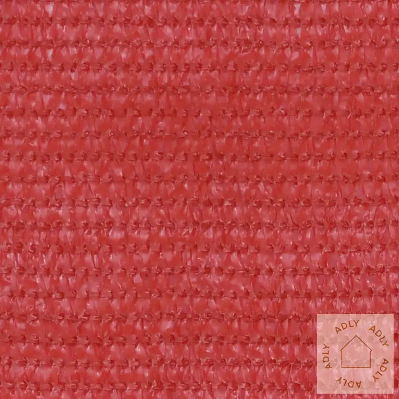 Balkongskjerm Rød 90X500 Cm Hdpe