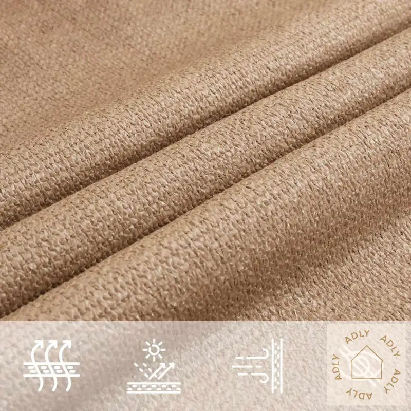 Solseil 160 G/M² Gråbrun 3/4X2 M Hdpe