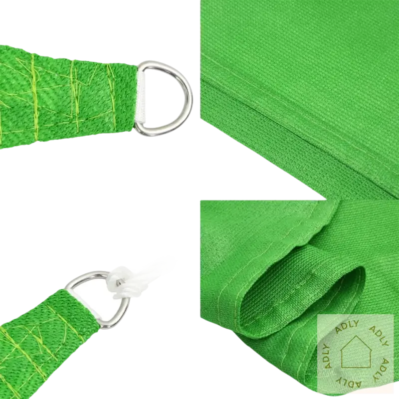 Grønn hdpe solseil for hagemøbler og uteplass til perfekt utemiljø