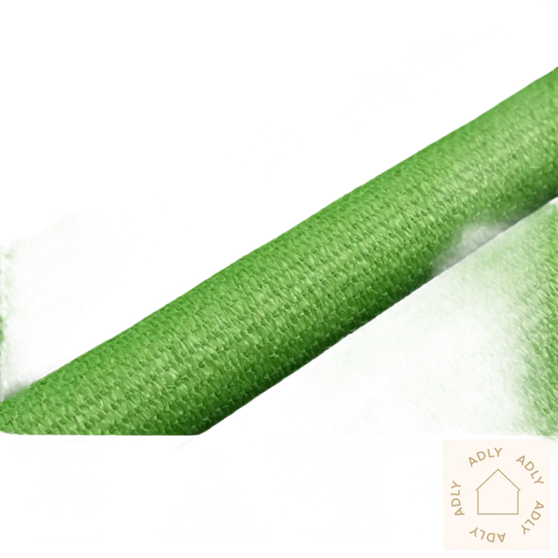 Grønt hdpe solseil med enkel montering, UV-beskyttelse, windproof og privatlivsbeskyttelse