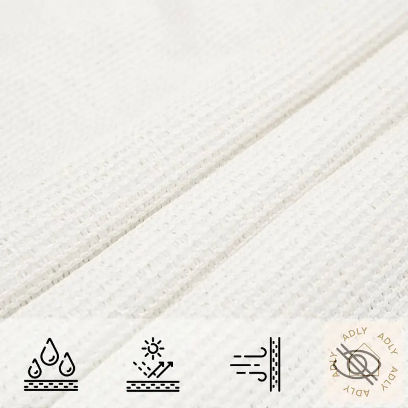 Solseil 160 G/M² Hvit 3X4X5 M Hdpe