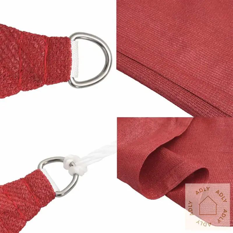 Solseil 160 G/M² Rød 3/4X3 M Hdpe