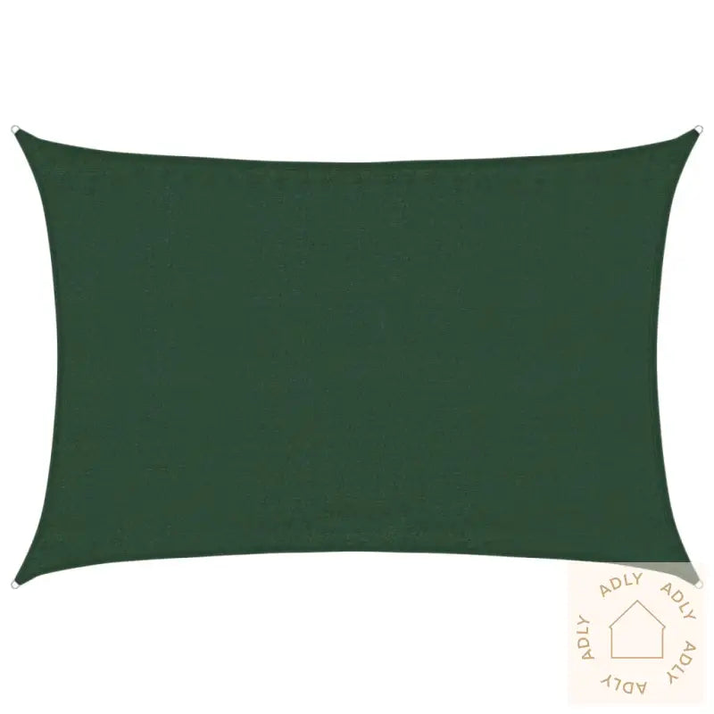 Solseil 160 G/M² Mørkegrønn 3,5X5 M Hdpe