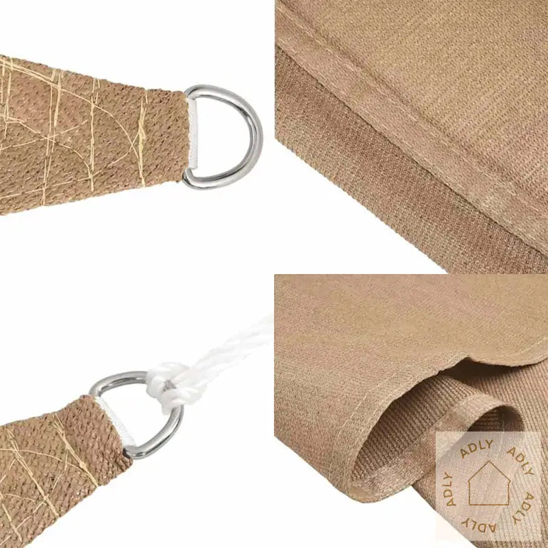 Solseil 160 G/M² Gråbrun 2,5X4,5 M Hdpe