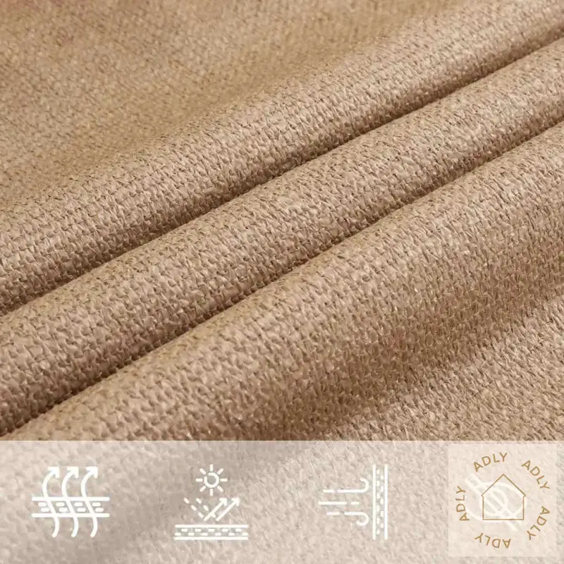 Solseil 160 G/M² Gråbrun 3,5X3,5X4,9 M Hdpe