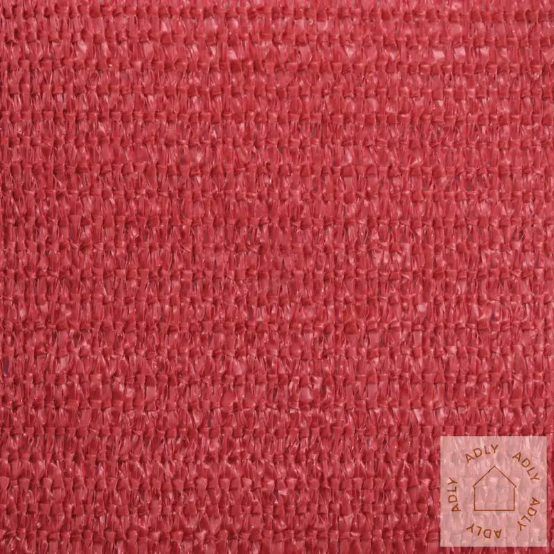 Solseil 160 G/M² Rød 3X3 M Hdpe