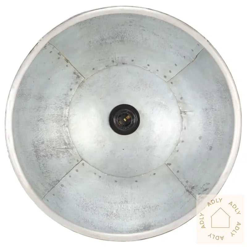 Industriell Hengelampe 25 W Sølv Rund 30 Cm E27