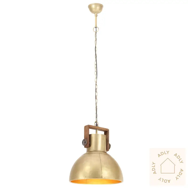 Industriell Hengelampe 25 W Messing Rund 40 Cm E27