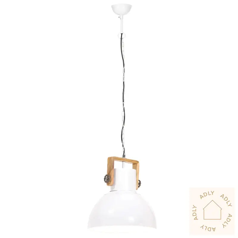 Industriell Hengelampe 25 W Hvit Rund 40 Cm E27