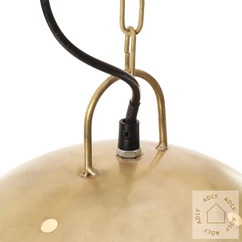 Industriell Hengelampe 25 W Messing Rund 42 Cm E27