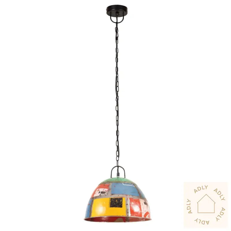 Industriell Vintage Hengelampe 25 W Flerfarget Rund 31 Cm E27