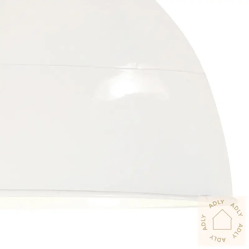 Industriell Vintage Hengelampe 25 W Hvit Rund 31 Cm E27