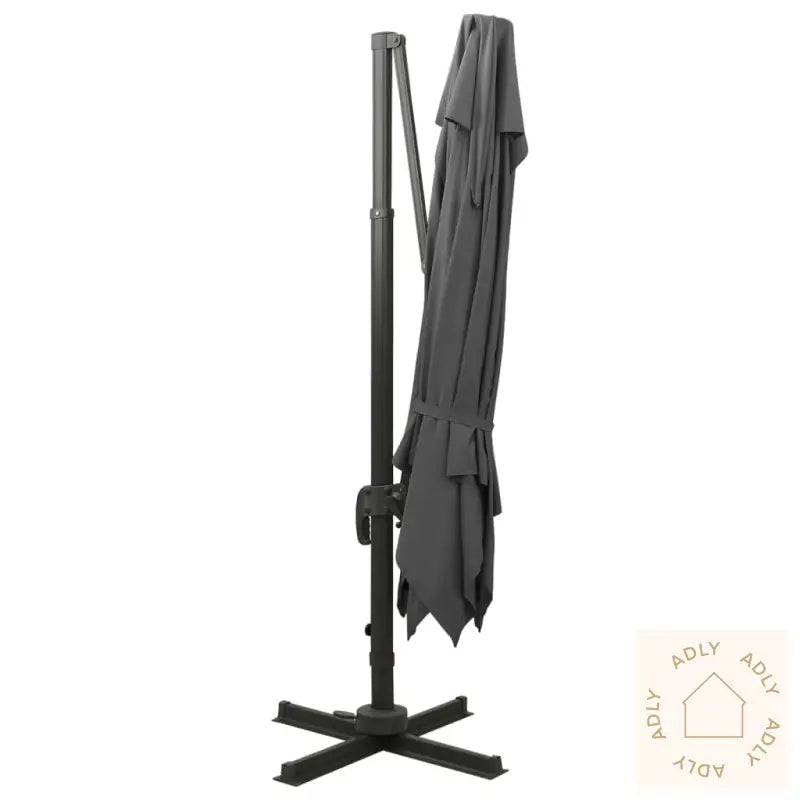 Hengende Hageparasoll Med Dobbel Topp 250X250 Cm Antrasitt