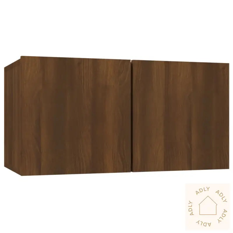 Hengende Tv-Benker Brun Eik 60X30X30 Cm Konstruert Tre