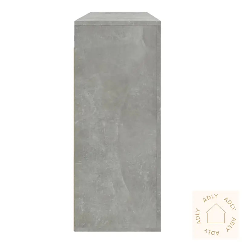 Veggskap Betonggrå 80X33X80 Cm Konstruert Tre