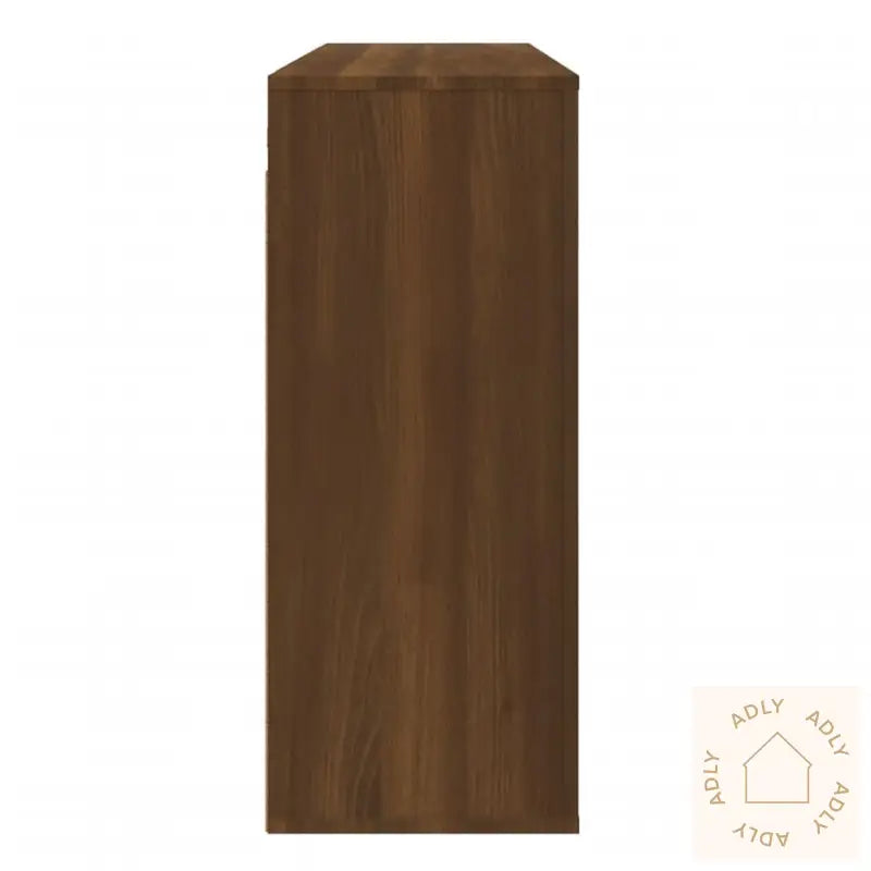Veggskap Brun Eik 80X33X80 Cm Konstruert Tre