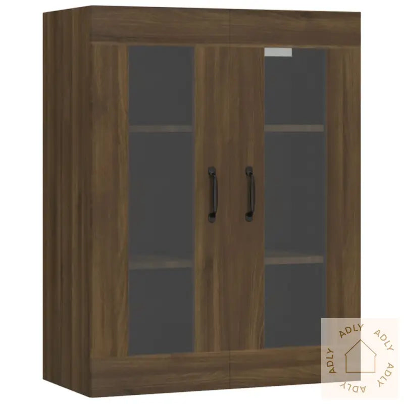 Hengende Veggskap Brun Eik 69,5X34X90 Cm