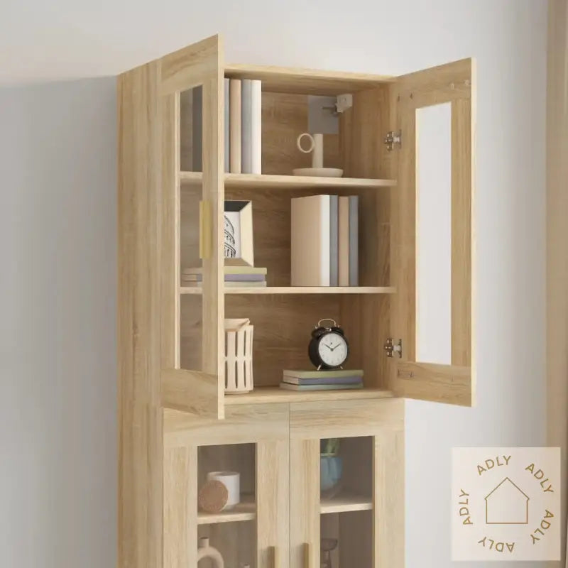 Hengende Veggskap Sonoma Eik 69,5X34X90 Cm