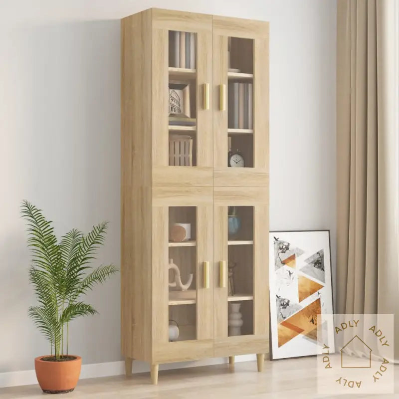 Hengende Veggskap Sonoma Eik 69,5X34X90 Cm