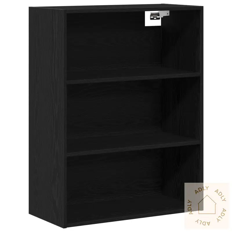 Hengende Veggskap Svart Eik 69.5 X 32.5 X 90 Cm
